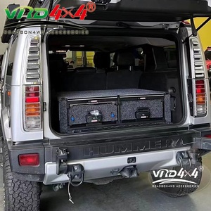 ครัวแบบลิ้นชัก VRD4X4 ที่ได้รับสิทธิบัตร สำหรับรถฮัมเมอร์ H2 ระบบลิ้นชักแบบโมดูลาร์ คุณภาพสูง ครัวสำหรับรถออฟโรด สำหรับทำอาหาร - Product Image 2