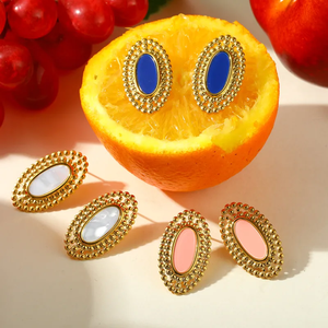 Aretes de Mariposa Geométricos de Acero Inoxidable 304 con Baño de Oro de 18K, Accesorios Elegantes de Alta Gama - Product Image 4