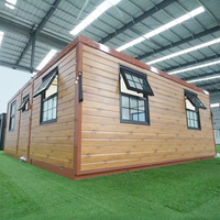 Maison Modulaire Préfabriquée en Acier Pliable et Extensible de 20 Pieds, Économique, Écologique et au Design Moderne pour Jardin
