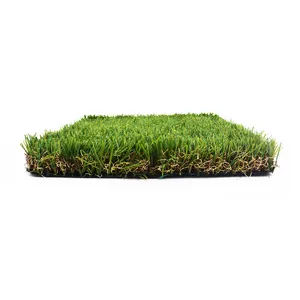 人工芝庭用c字型ソフト芝ペットに優しい天候耐久性のあるUV耐性人工芝高品質の草