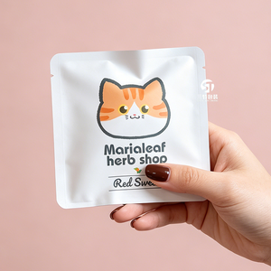 Bolsas con Sellado de 3 Lados Impresas Personalizadas |   Bolsa de Embalaje de Papel Kraft a Prueba de Humedad para Café y Té en Sobres - Product Image 3