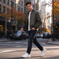Veste décontractée imperméable à capuche pour homme, coupe-vent, respirante, manteau d'extérieur chaud, parka rembourrée épaisse pour l'hiver, style OEM en gros A37