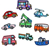 Étiquette brodée personnalisable pour ordinateur, autocollant, accessoires de vêtements, patch en polyester auto-adhésif multi-usage