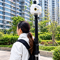 Scanner LiDAR portable TopTech RS70 léger, précision de cartographie 3D, logiciel GreenValley