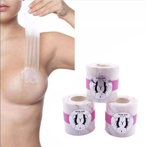 Bande adhésive transparente pour le buste, hypoallergénique, à haute élasticité, imperméable, invisible, effet push-up - Product Image 2