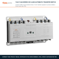 Commutateur de transfert automatique YORA ATS, classe CB, 3P 4P, 100A 200A 250A 400A 630A 800A 1250A, alimentation double, générateur de secours