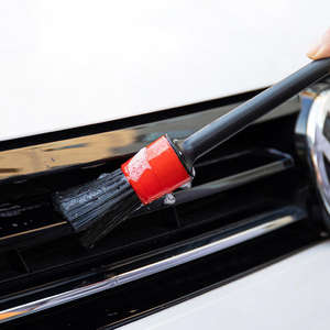 Brosse de nettoyage de roue intérieure de voiture Brosse de nettoyage de roue intérieure pour la sortie de la climatisation Outil de soin de beauté de voiture - Product Image 4