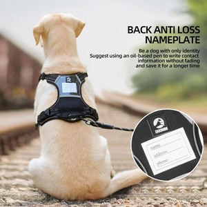 Juego de arnés de lujo personalizado para perros, arnés ajustable de neopreno para mascotas, decoración de encaje, tamaño XL, diseño acolchado, fabricantes - Product Image 4