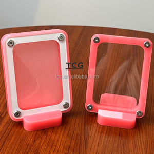 TCG nhà máy tùy chỉnh bán buôn Hộp quà tặng kỷ niệm đồng xu/huy chương perspex hiển thị trường hợp màu hồng Acrylic phân loại trường hợp đồng xu - Product Image 3