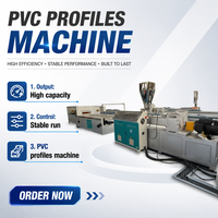 Linea di Produzione Completamente Automatica per Profili di Porte e Finestre in PVC/Macchina per la Fabbricazione di Profili in PVC/Profili per Telai di Porte in Plastica