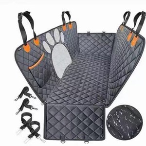 Funda Impermeable para Asiento Trasero de Coche para Perros, de Oxford 600D Antiarañazos, con Patrón Sólido, Alfombrillas de Viaje para Mascotas - Product Image 1