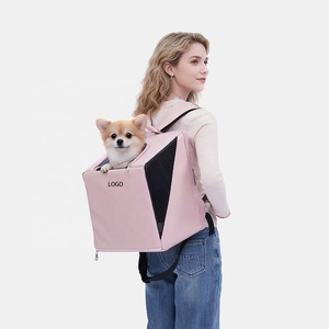 Sac de transport respirant et tendance pour animaux de compagnie avec sac <span class=keywords><strong>à</strong></span> dos pour petits chiens et chats - Product Image 1