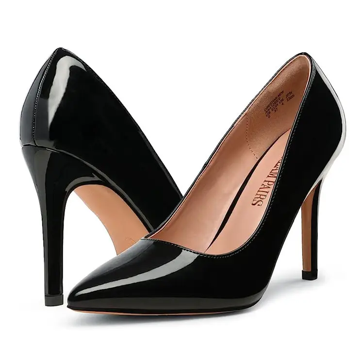 Novo Estilo Venda Quente Sapatos Único Saltos Finos Elegante Partido Escritório Sapatos Sandália Mulheres Moda 2023 Com Preço Por Atacado