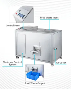 Machine professionnelle d'élimination des déchets de composteur de déchets alimentaires de fabricant