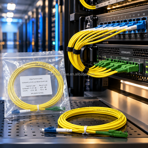 สายแพทช์ไฟเบอร์ออปติกแบบ Single Mode รุ่น E2000/APC to LC/UPC Simplex  ชนิด SM 9/125 G652D ขนาด 3.0 มม. ที่มีค่าการสูญเสียการแทรกต่ำ - Product Image 6
