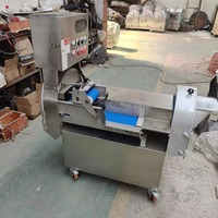 Máquina Cortadora de Vegetales de Acero Inoxidable, Alta Capacidad 600-1000kg/H, para Cortar Vegetales de Hoja como Lechuga, Espinaca y Repollo