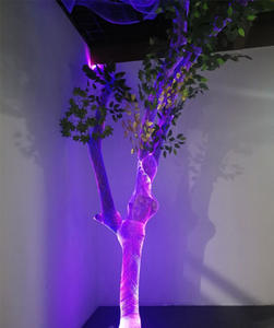 Kit d'éclairage néon pour <span class=keywords><strong>plafond</strong></span> étoile à fibre optique en filet pour décoration intérieure extérieure lumière de Noël à maille fibre optique - Product Image 4