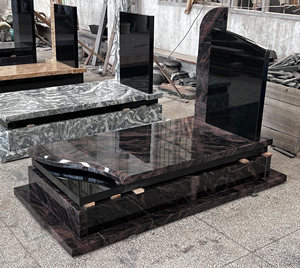 Factory Wholesale Modern Natural <strong>Stone</strong> Luxury Granite Tombstone <strong>Memorial</strong> Cheap Price for Cemetery - Product Image 2