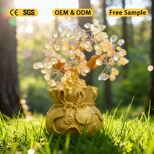 Factory Direct Natural Crystal Money Fortune Tree Money <b>Bag</b> Money Tree for Fengshui Decoration - Product Image 4