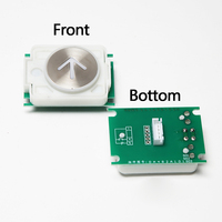 Bouton poussoir d'ascenseur moderne en métal DA482/MTD482A101G03/G01 pour Mitsubishi Lingyun 2 boutons DC12V