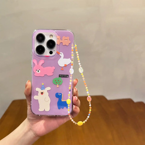 DIY 폰 참 장식 비즈 키트 9x14mm 면처리된 타원형 유리 비즈 4mm 스페이서 비즈 2mm 시드 비즈 (쥬얼리 제작용) - Product Image 5