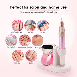 35000 tr/min moteur de brosse en carbone haute vitesse Smartwatch stylo de forage pour ongles <span class=keywords><strong>lime</strong></span> à ongles électrique rechargeable avec écran Lcd pour manucure - Product Image 4