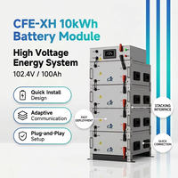 Batería de Almacenamiento Apilable de Alto Voltaje 40kWh LiFePO4 LFP, Módulo CFE-XH, 8000 Ciclos, IP65, para Sistemas Solares C&I, Fuera de Red y Microredes