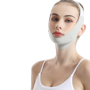 Fasciatura dimagrante doppio mento riutilizzabile a forma di V maschera <span class=keywords><strong>per</strong></span> il viso e cintura di sollevamento tecnologia sottovuoto <span class=keywords><strong>per</strong></span> <span class=keywords><strong>dormire</strong></span> - Product Image 1