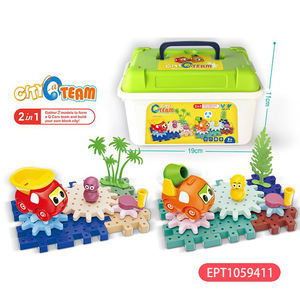 EPT 31 piezas <span class=keywords><strong>espacio</strong></span> aeroespacial engranaje giratorio bloques de construcción niños conjunto juguetes bloque juguete para niños - Product Image 6