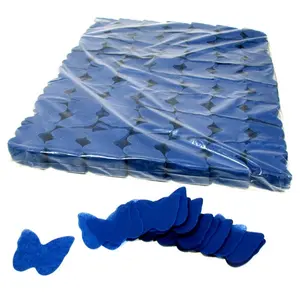 Bulk donkerblauw Factory supply vlinder Tissue Papier Confetti voor bruiloft Decoratie clear ballon filler