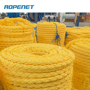 เชือกจอดเรือ ROPENET 8 เส้นใย PP สีเหลือง ขนาด 72 มม. ยาว 220 ม. สำหรับอุปกรณ์ทางทะเล - Product Image 3