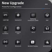 Sistema Multimedia Estéreo para Automóvil con Sistema Android para Audi Q3 2012-2018, WIFI, SIM, Pantalla Táctil IPS, GPS, Carplay
