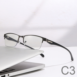 Vente chaude Métal Carré Bleu Lumière Blocage Optique <span class=keywords><strong>Lunettes</strong></span> UV400 Employés De Bureau Gamers Étudiant <span class=keywords><strong>Lunettes</strong></span> De Protection - Product Image 3