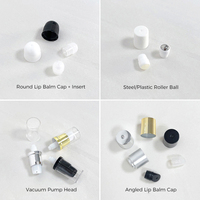 Tube vide pour gloss à lèvres noir et blanc 30 ml 15 ml, tube vide pour crème contour des yeux, tube souple personnalisé pour baume à lèvres 10 ml