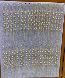 6-7 मिमी 14k सोने से भरा समायोज्य ताजे पानी मोती ब्रेसलेट डबल लेयर लटकन प्राकृतिक खोल भाग्यशाली आकर्षण गहने - Product Image 4