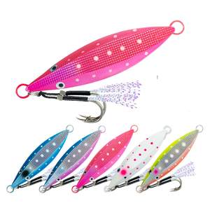 Snda 60 جم-g توهج الظلام بطيء الملعب الرخويات طويلة الزهر المعادن القفز الرخويات لأسماك الكارب المياه المالحة قارب صيد باس بالجملة - Product Image 1