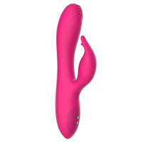 Vente en gros en ligne de jouets pour adultes, masseur vaginal féminin, vibrateur lapin personnalisé, rechargeable par USB, étanche IPX7, 7 vitesses, cadeau