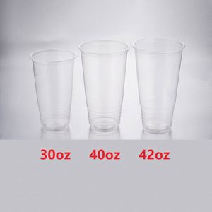 Gobelets en plastique jetables à paroi simple en PP transparent avec logo personnalisé pour les boissons au café, sans BPA, certifiés ISO, livraison directe d'usine - Product Image 2