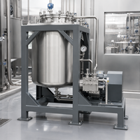 Plateforme de support pour cuve de mélange OEM personnalisée |   Fabrication en acier soudé robuste pour réservoir de mélange chimique