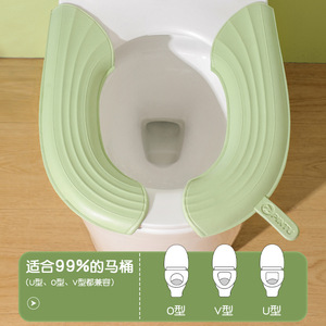 Eva Toilet Seat Cover Thickened Waterproof Portable For All Seasons Adhesive Design - Product Image 5