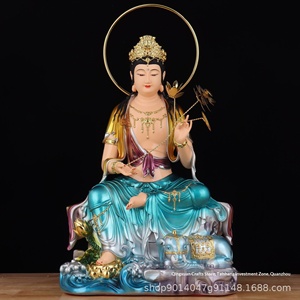 Estatua <span class=keywords><strong>de</strong></span> <span class=keywords><strong>Buda</strong></span> del Bodhisattva Manjushri Samantabhadra, fundida y pulida a mano, para culto en el hogar, adorno <span class=keywords><strong>de</strong></span> <span class=keywords><strong>los</strong></span> Tres Santos <span class=keywords><strong>de</strong></span> Avatamsaka - Product Image 2