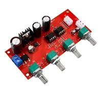 NE5532 Preamp Amplifikatör Kartı HIFI Stereo Ses Tonu Kontrolü Pre-amp Ön Amplifikatör Tiz Orta Kademe Bas Tekli