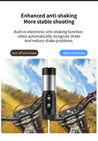 Mini Cámara de Acción 4K HD Antivibración con Visión Nocturna y Sensor de Imagen CCD para Escopeta, Caza, Tiro al Plato, Bicicleta, Video con Detección de Movimiento y WiFi