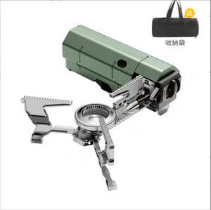 Estufa de <span class=keywords><strong>Gas</strong></span> <span class=keywords><strong>Butano</strong></span> Plegable Portátil de 2600W para Cocinar al Aire Libre, Intensidad de Fuego Ajustable para Viajes de Camping, Hecha de Acero, PC y Metal - Product Image 4