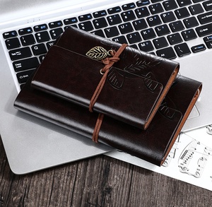 A6 PU màu da máy tính xách tay lá khôi phục cách cổ xưa notepad Tạp Chí máy tính xách tay - Product Image 4