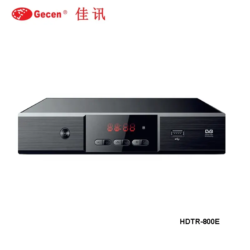 Gecen HDTR-800E الرقمية موالف التلفزيون دونغل استقبال المصغّر USB واي فاي تعيين كبار مربع جهاز استقبال قنوات الأقمار الصناعية للتلفزيون