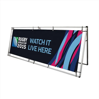 Support de bannière extérieur en aluminium / Cadre extérieur 200*100cm
