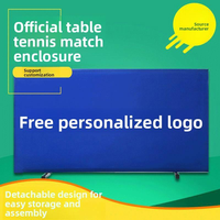 Barrera Desmontable Personalizada para Ping Pong, Bloqueador de Ping Pong con Logotipo Impreso Personalizado, Valla para Cancha de Tenis de Mesa al por Mayor