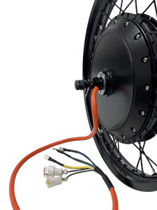 Moteur de moyeu haute vitesse QS273 8KW 3T/3.5T/4T/5T 72V 8000W QS 17 18 19 21 pouces avec roue de 150 mm pour kit de <span class=keywords><strong>conversion</strong></span> de moto électrique - Product Image 3