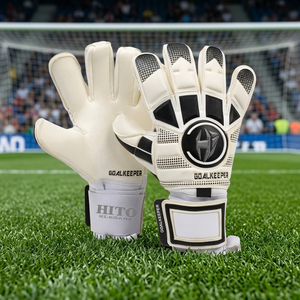 Gants de gardien de but de football confortables très demandés, gants de gardien de but professionnels avec impression par sublimation au dos - Product Image 3